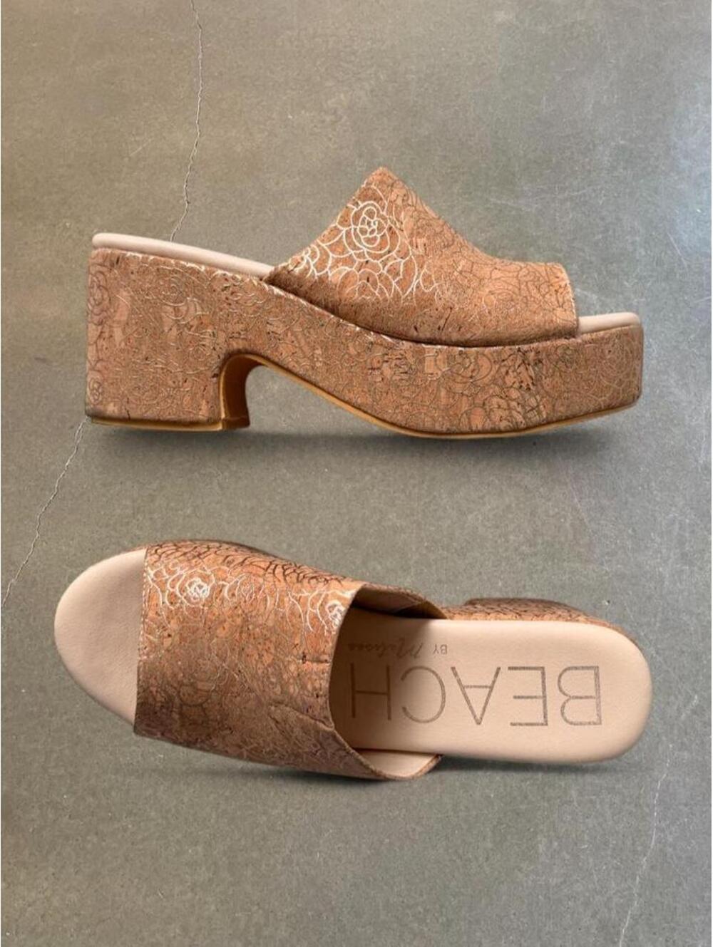 BEACH by Matisse Cork Platform Mules | Women’s Size 9